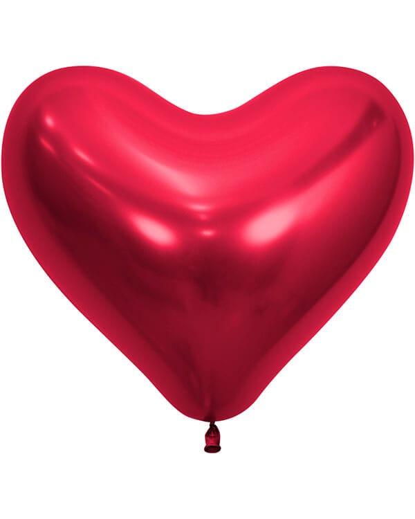 Сердце Хром Красный