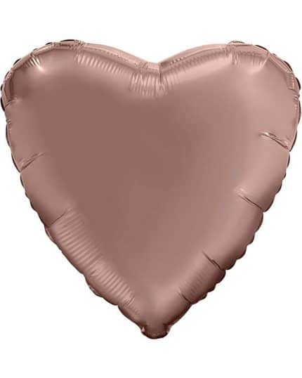 Сердце Латте Сатин 46см