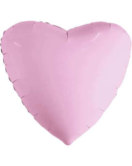Сердце Фламинго Сатин 46см